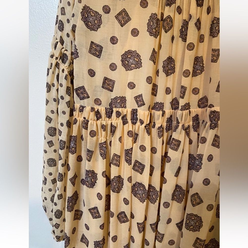 New Free People Womens Mini
Dress Tunic Tea Combo Beige
Cream Sz Small - Picture 7 of 16